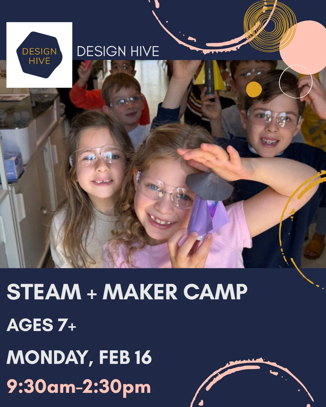 No school? No problem. 🇺🇸🔧🎨⁠
Join us this Presidents Day Monday for a full day of hands-on fun at our STEAM/Maker Camp! Kids will build, design, experiment, and create through engaging projects that keep curious minds busy (and off screens). Spen
