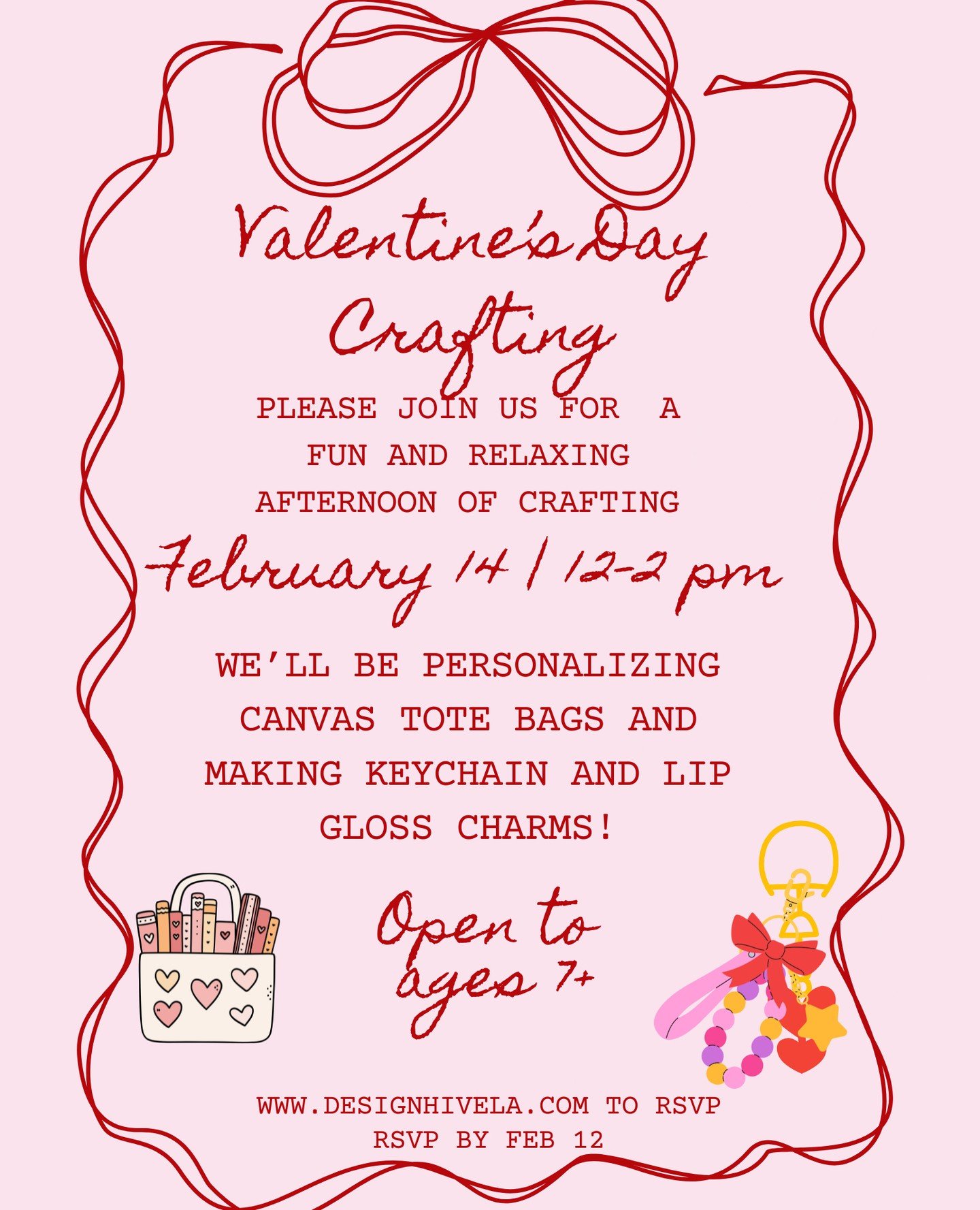 Grab your besties and join us for a cozy afternoon of crafting, chatting, and making something totally adorable! Our Valentine's Day Family Crafting Event is all about celebrating friendship and familywith hands-on projects you&rsquo;ll actually want