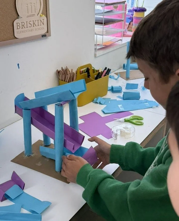 Paper is one of the best engineering materials. (Yes, really.) 📄✂️⁠
⁠
It&rsquo;s easy to fold, test, revise, and rebuild&mdash;perfect for prototyping.⁠
Kids can use paper to make:⁠
bridges⁠
towers⁠
gliders⁠
pop-ups⁠
mazes⁠
circuits⁠
models⁠
⁠
Paper
