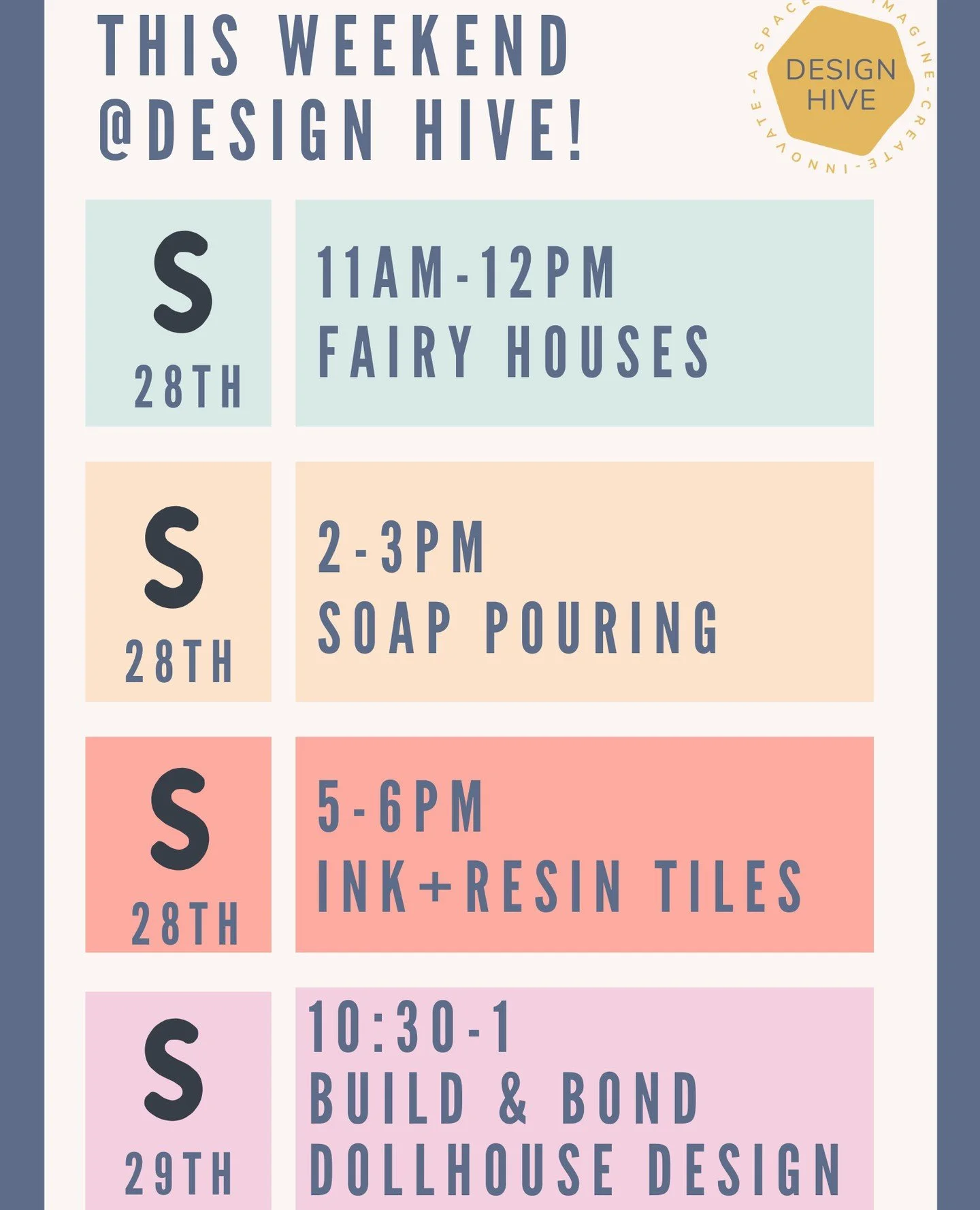 Weekend workshops at Design Hive are calling ✨⁠
Come make something fun, relaxing, and totally yours-spots are limited, so grab yours now (link in bio). 💛⁠
⁠
#LAThingsToDo #LosAngelesEvents #WeekendPlans #WeekendVibes #CraftWorkshop #DIYWorkshop #Ar