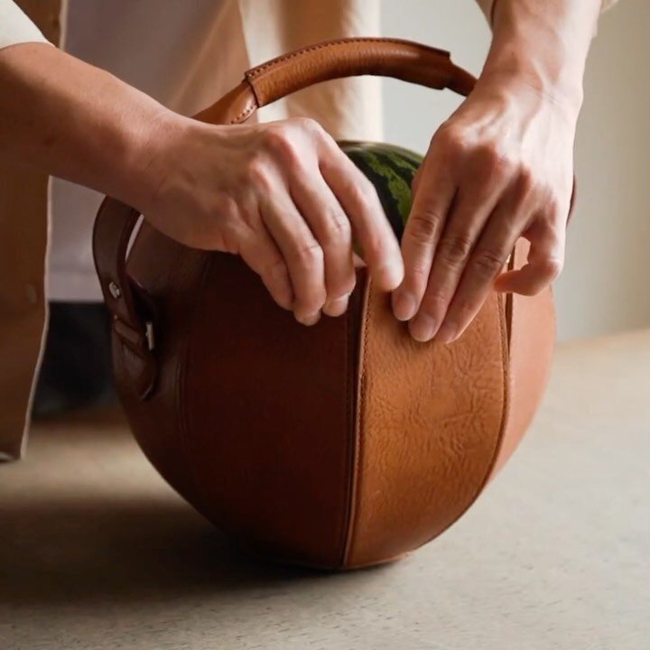 Known for their luxury leather bags and expert craftsmanship, @tsuchiya_kaban&rsquo;s latest product, the watermelon bag, is a novel and playful twist on their usual offering. Part of their &ldquo;Fun of Carrying&rdquo; initiative, the watermelon bag
