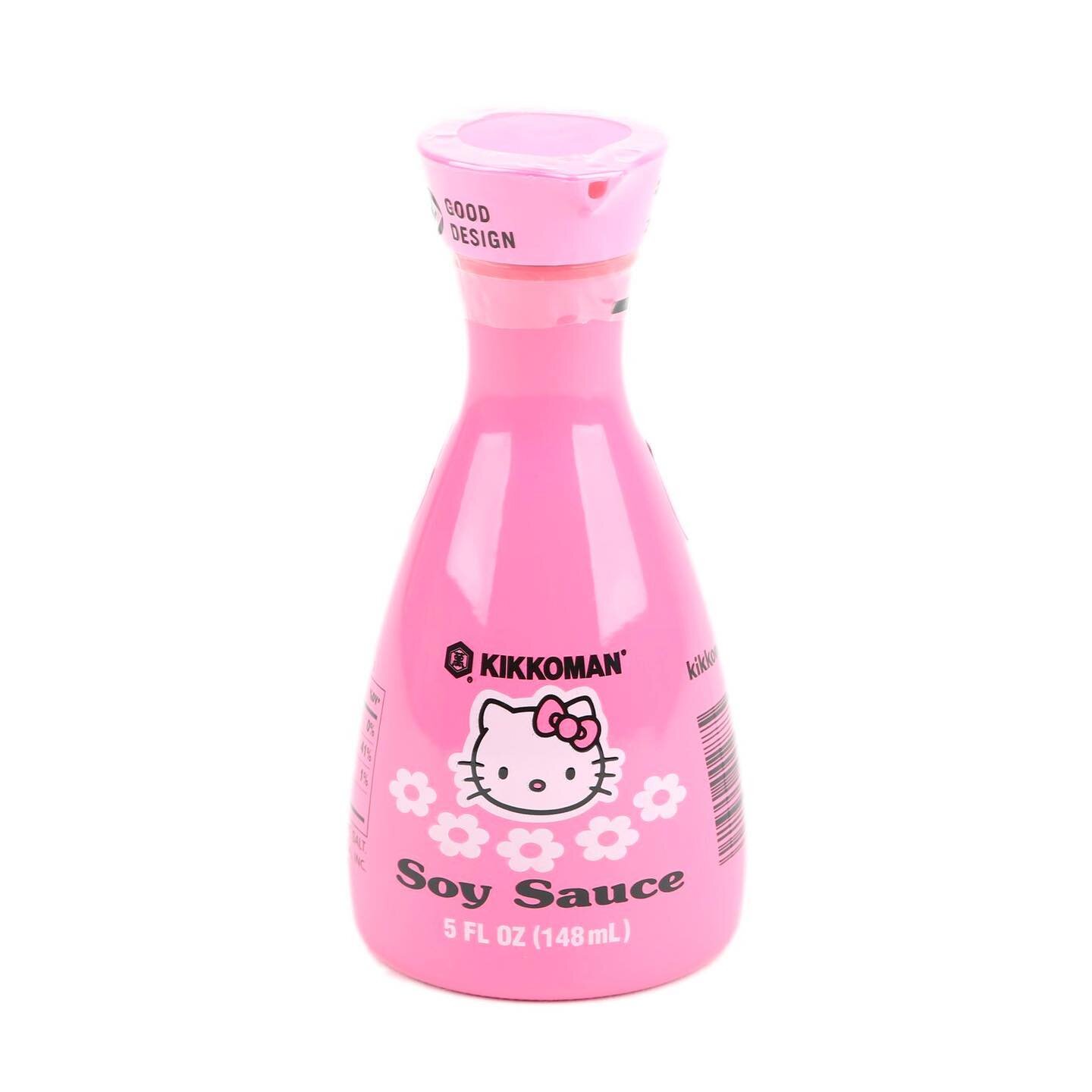 Limited edition Hello Kitty Kikkoman soy sauce, released in 2018