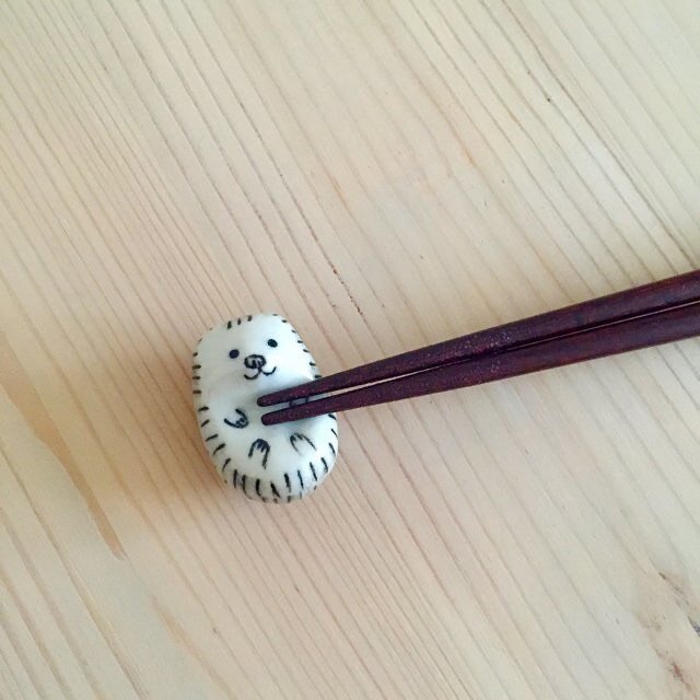 Animal chopstick rests by @utsuwagoma