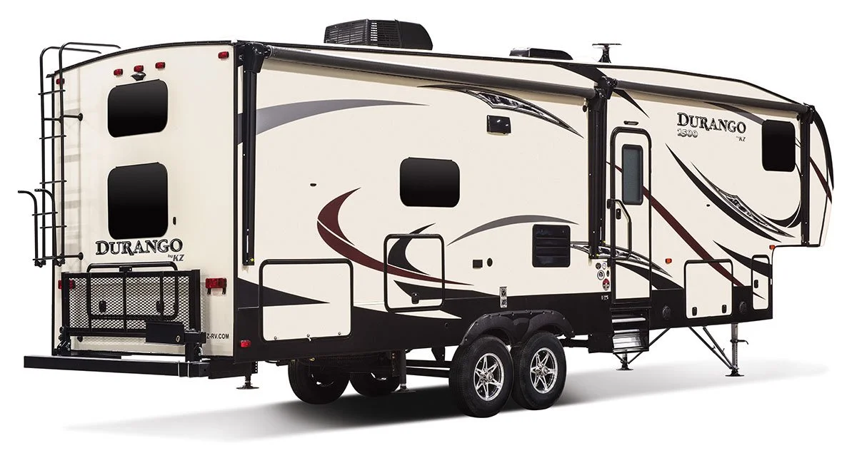 2018-KZ-RV-Durango-1500-D286BHD-Fifth-Wheel-Exterior-Rear-3-4-Door.jpeg