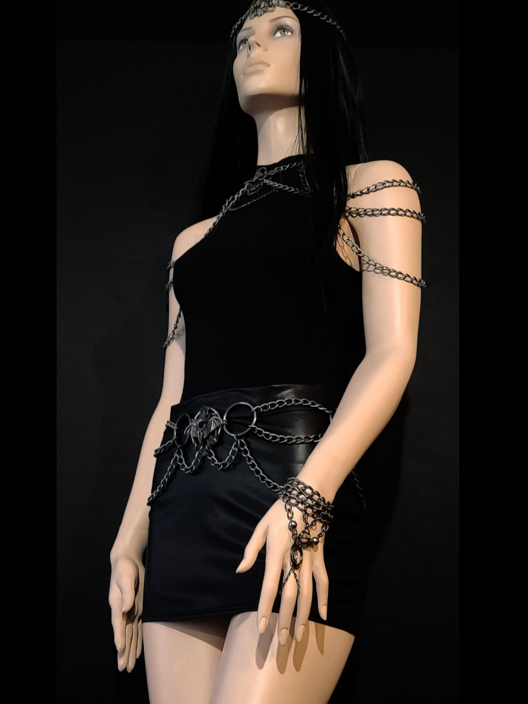Hecate Gothic Harness &amp; Belt