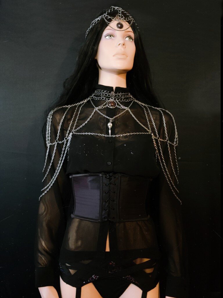 Dragon-Heart Shoulder Harness and Crown