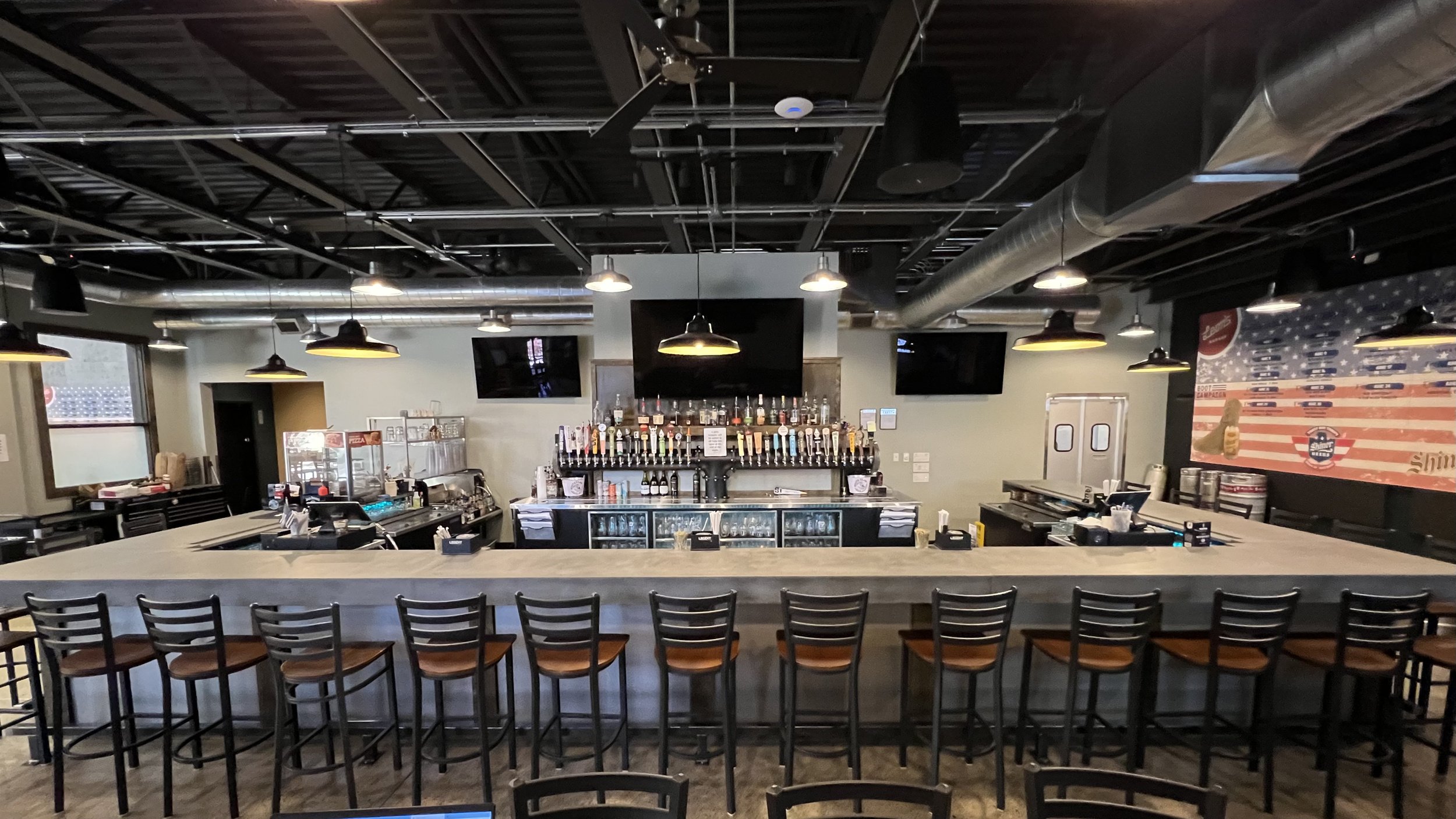 Commercial bar concrete countertop 2