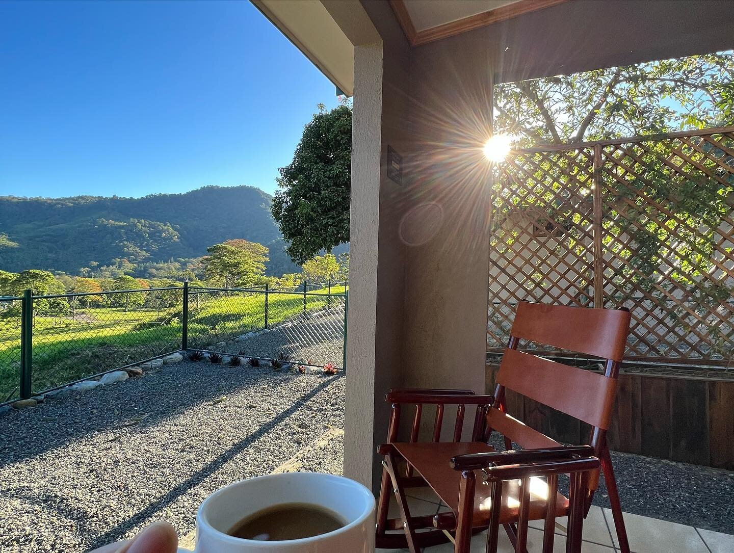 Good morning y&rsquo;all! I&rsquo;m just here sipping on my morning brew, living my best life. I love discovering new places to bring the travel crew. Where are you enjoying the breaking of the fast this morning? #valledeorosi #haciendaorosi #costari