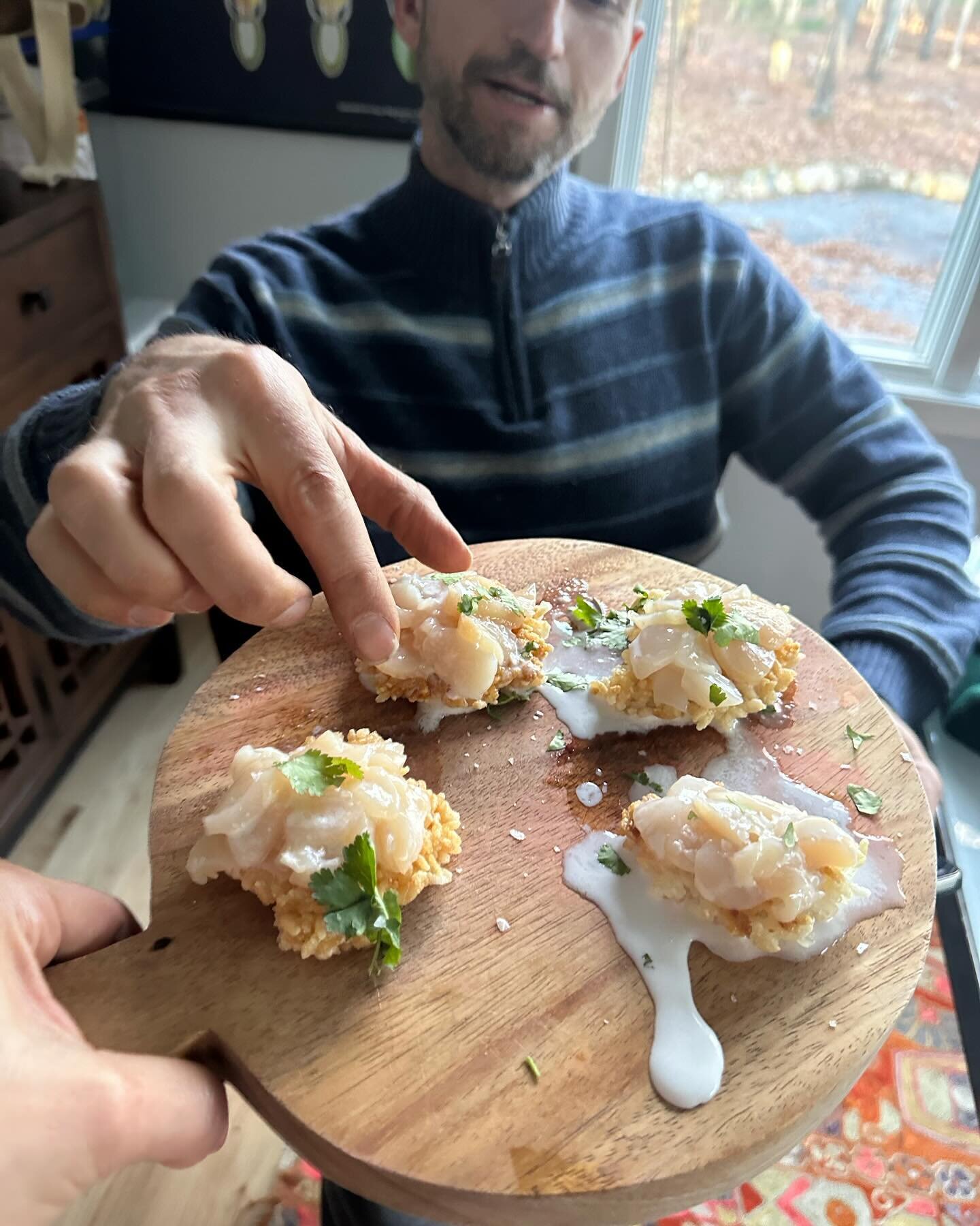 I&rsquo;m still renegotiating my relationship to Instagram. I started a substack newsletter in the meantime. There&rsquo;s a link in my profile to join! (It&rsquo;s free!) I&rsquo;m sending everyone lots of love. 

Pic above is a crispy rice cake wit