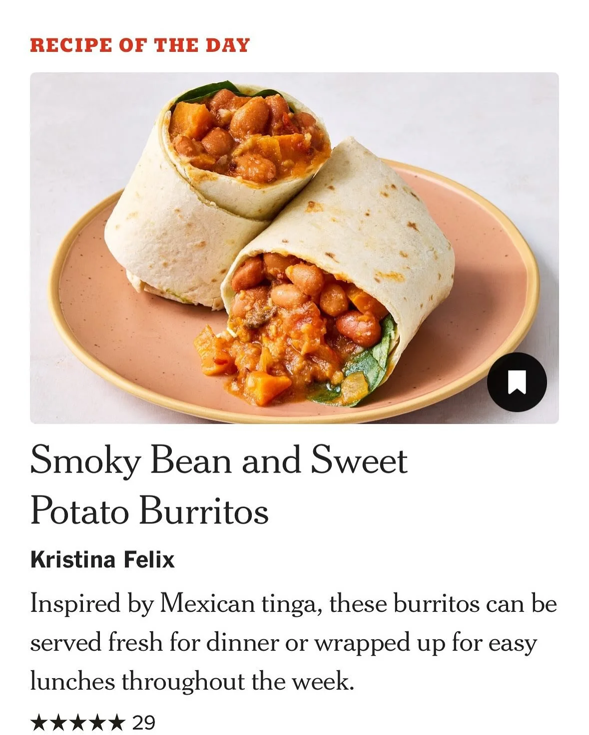 I always aspire to write recipes that connect us to the simple fact that money doesn&rsquo;t feed us, people do. This burrito recipe is inspired by three things: the Norte&ntilde;o-style ones my mother made&mdash;slender flour tortillas carefully rol
