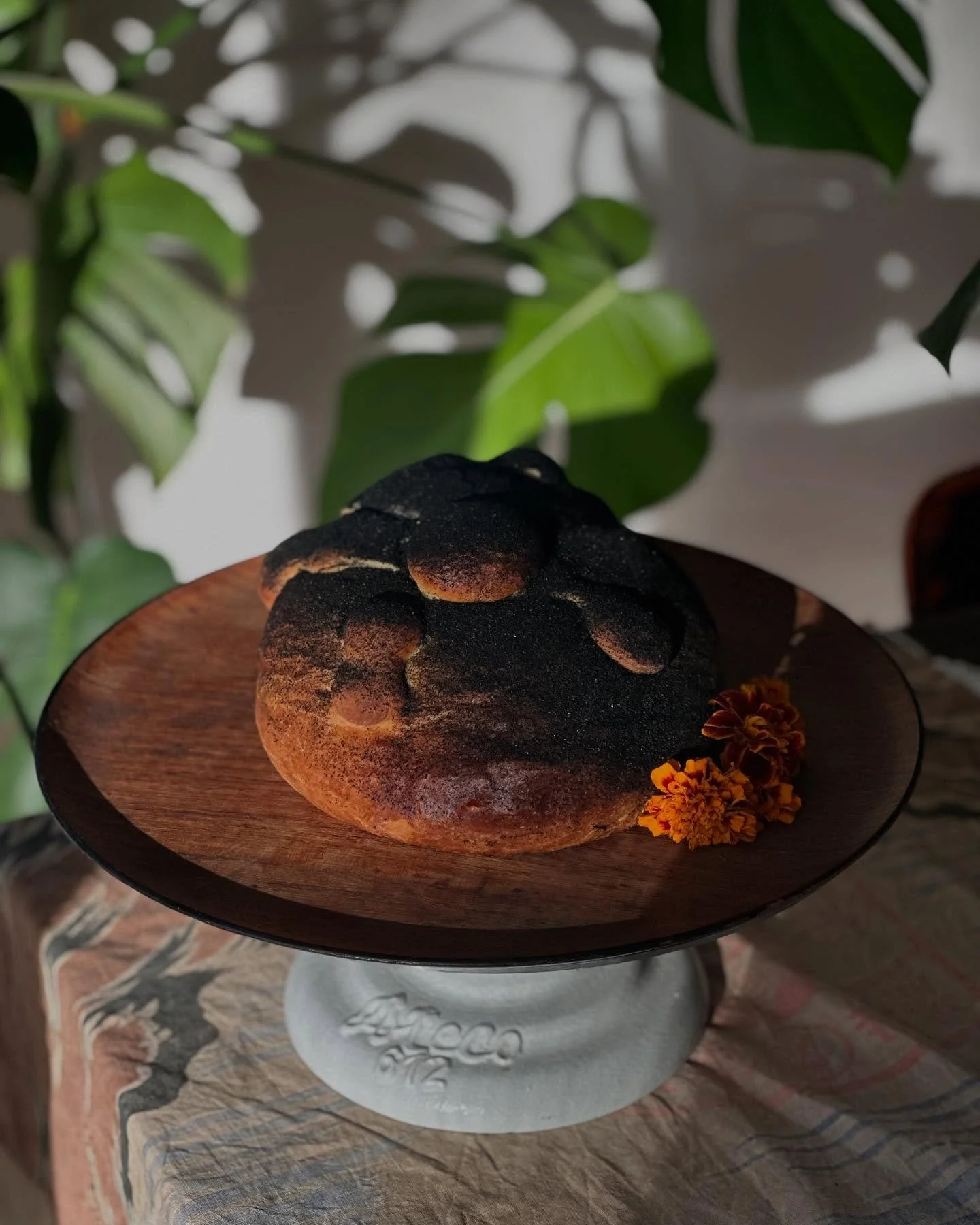 Seasonal bread is my kind of bread, it only shows up one weekend a year but I think about it 24/7. 

Pan de muerto is made with orange blossom water, a Levantine influence, that smells like fresh cut flowers. It&rsquo;s designed to be fragrant&mdash;