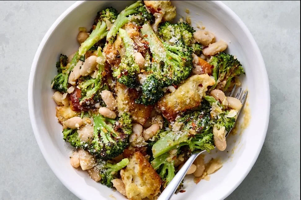 I have three new recipes up on @nytcooking and they are all beans! Truth be told these three recipes are pretty much how we eat at home, which has veered heavily toward plants (beans included) out of sheer enthusiasm.

If I could eat Broccoli and Whi