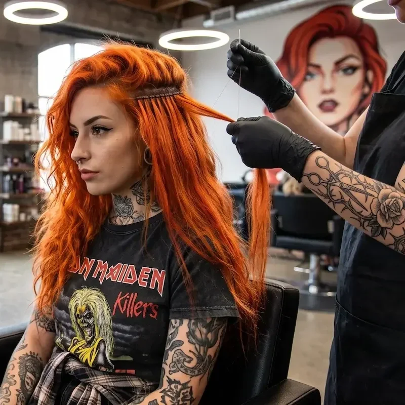 Keratin fusion tips hair extensions
