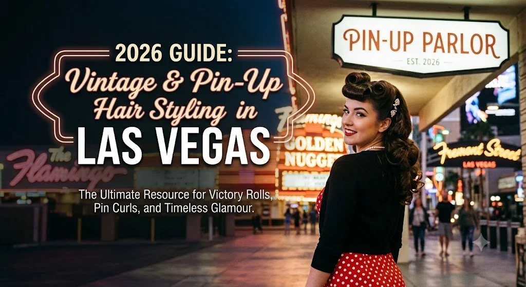2026 Guide: Vintage &amp; Pin-Up Hair Styling in Las Vegas