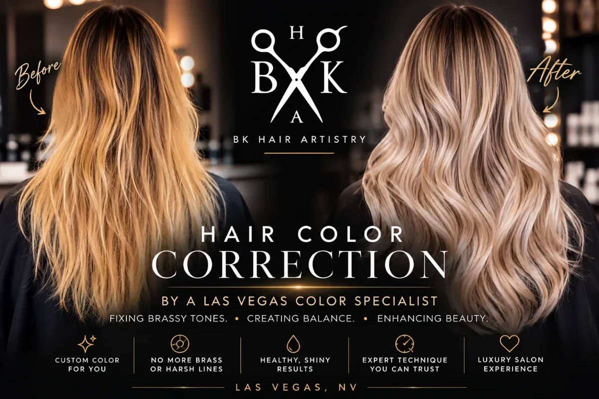 The Best Hair Color Correction Guide in Las Vegas