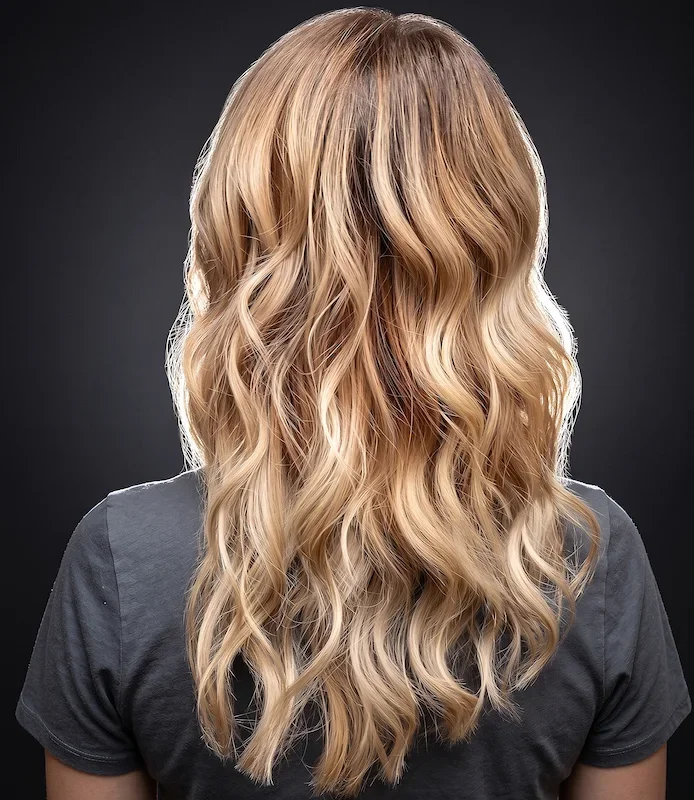 hand painted full balayage service