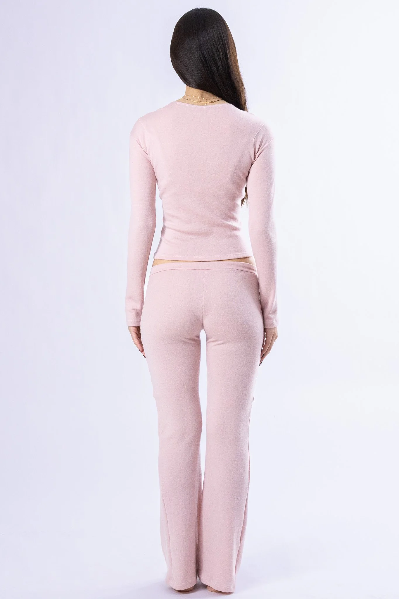 pink merino wool low rise pants 3.jpg