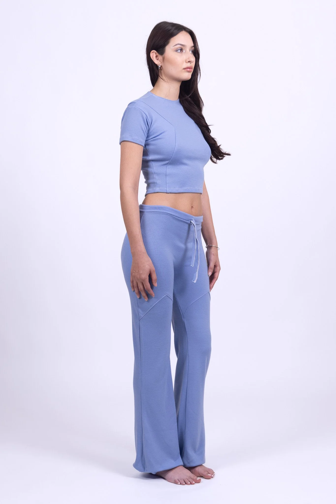 women's wool blue shirt + pants outfit 4.jpg