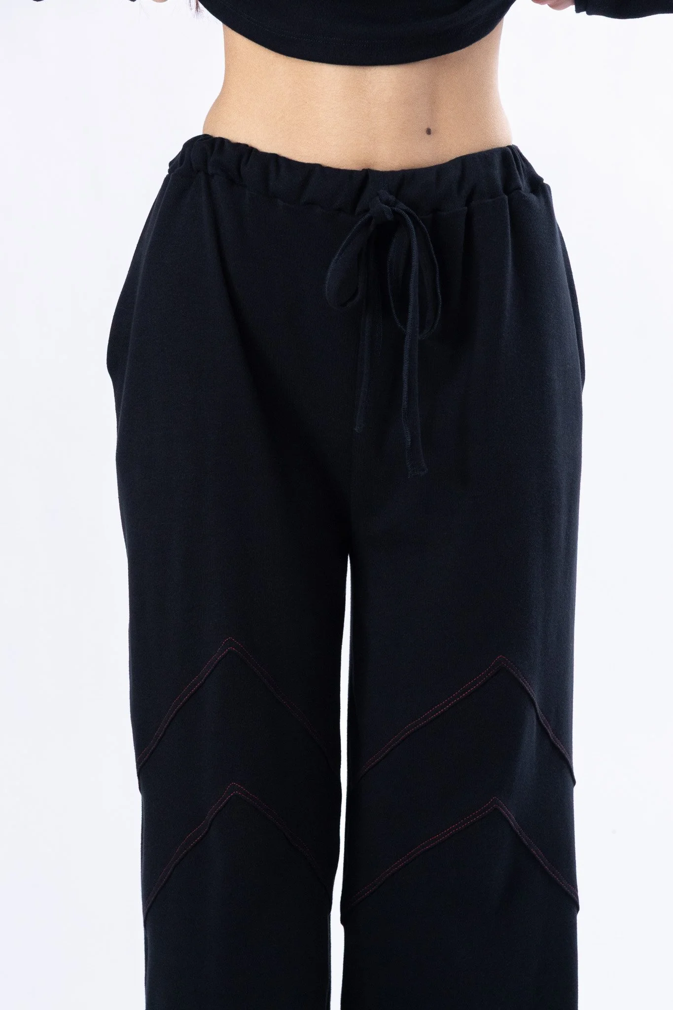 black organic cotton loose women's pants 1.jpg