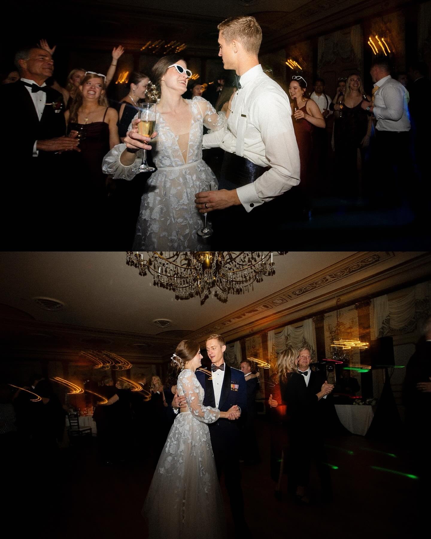 Cheers to the 2023 newlyweds and the new year!!🪩✨

12.28.2023 Sam + Jack. Had a blast closing out last year&rsquo;s bookings with the chillest, sweetest couple. Happy New Year, y&rsquo;all!
.
.
.
Venue: @thebroadmoor 
Planner: @leighandcoevents 
Flo