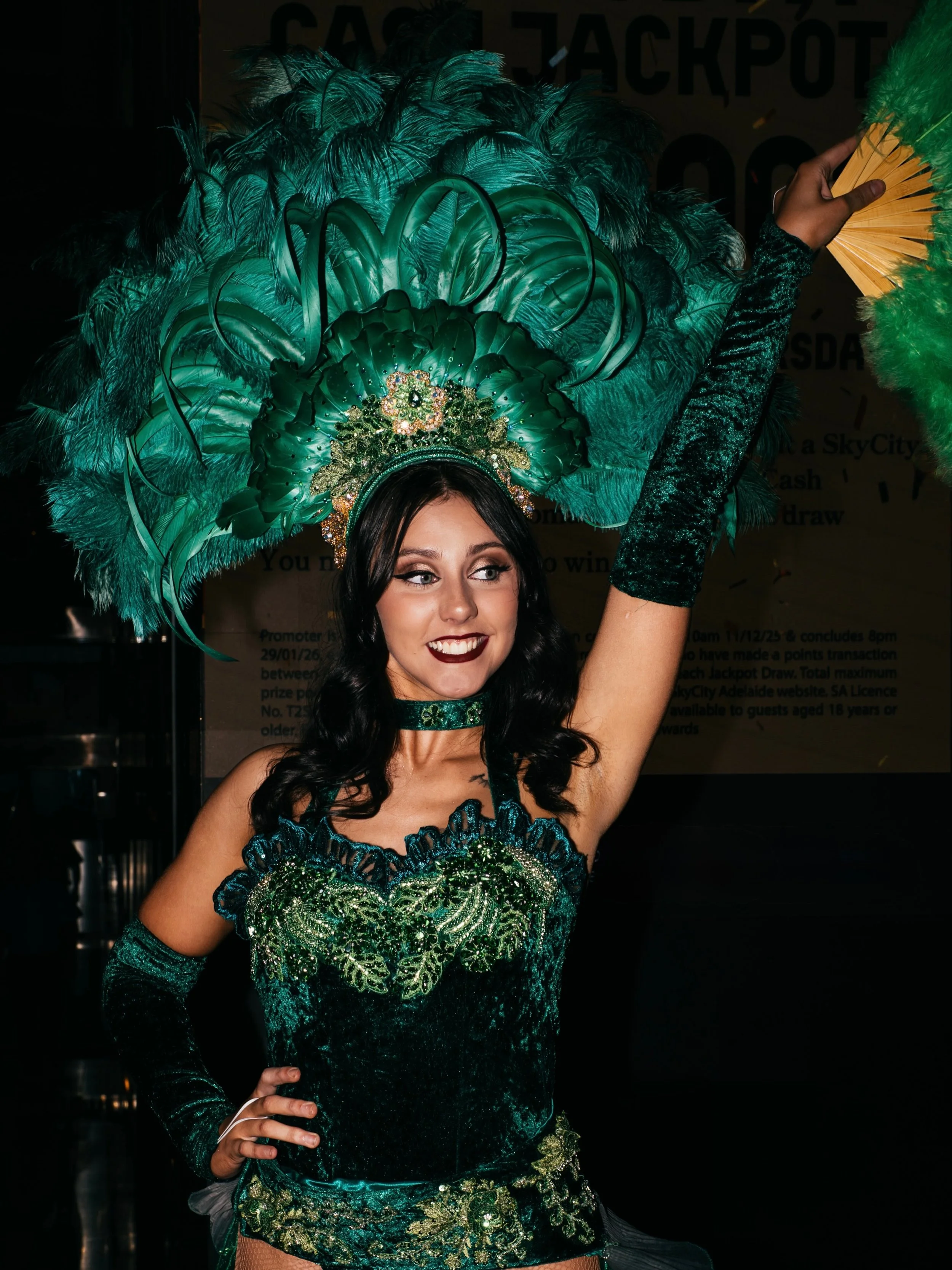 Solo showgirl shots thanks to @skycityadl @marie_thong @mikaefrat ✨ Stunning costuming by @biancanelliexo 🤍