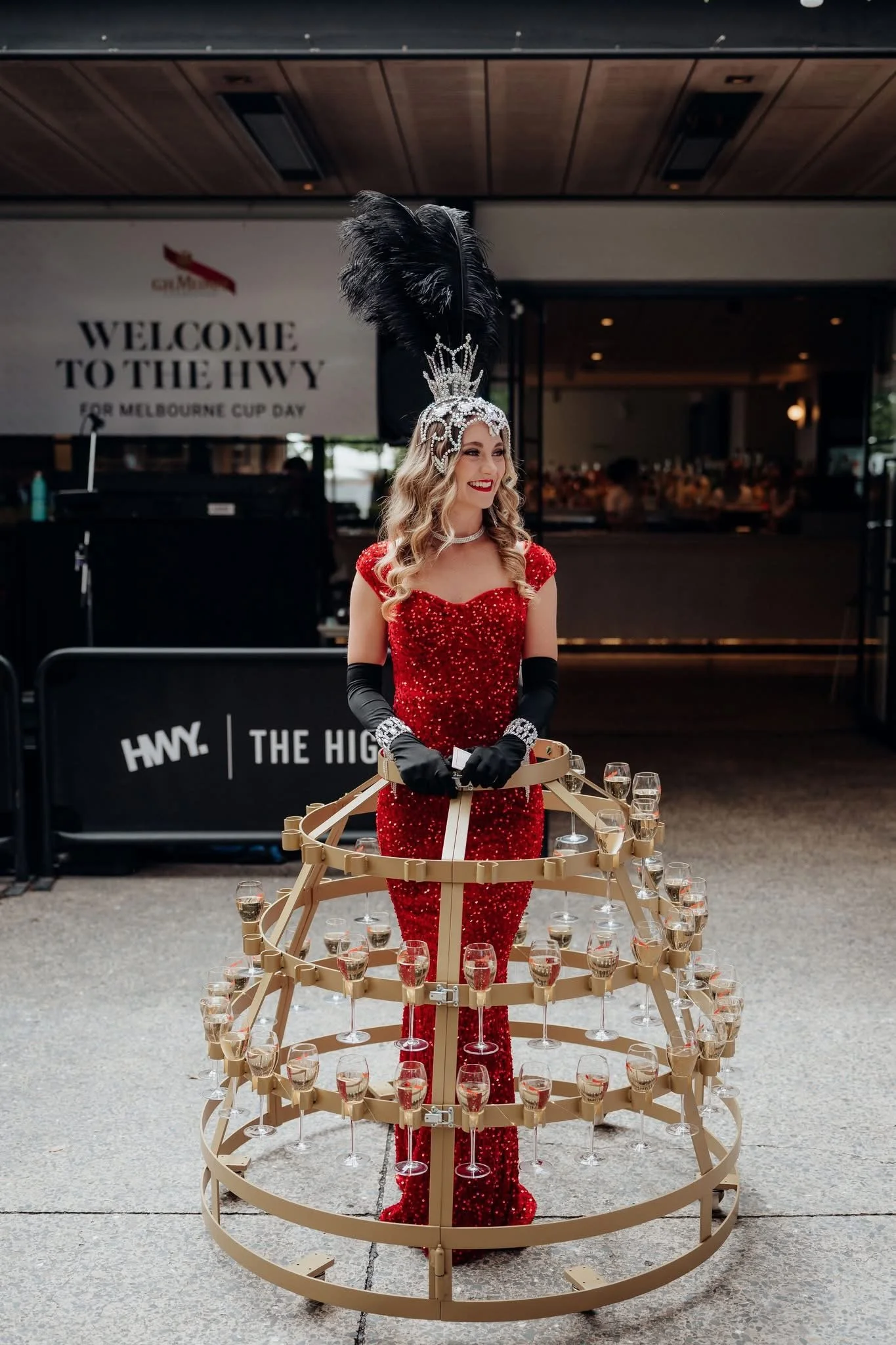 Champagne Skirt model Plympton