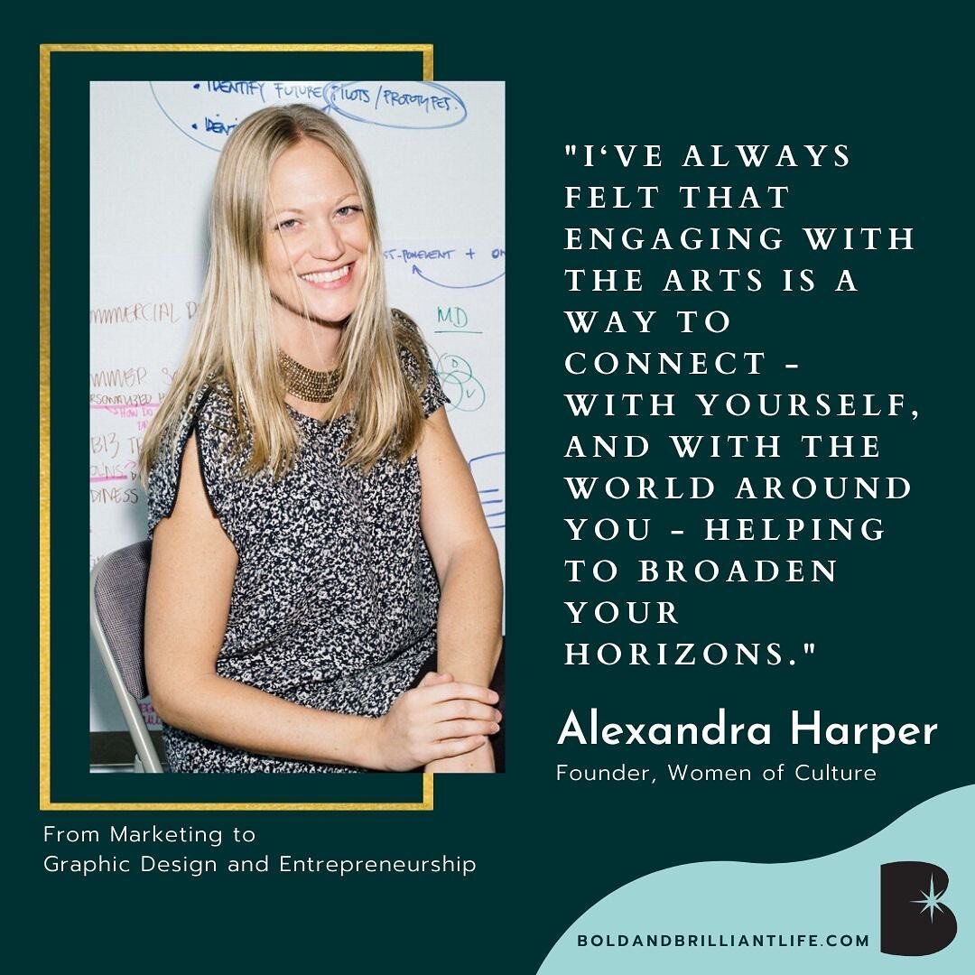 Alexandras&rsquo;s passion for the arts led her to build Women of Culture - a community of women who experience the arts in NYC. See her story in our bio on how she&rsquo;s grown her arts community during the pandemic.

#womenofculturenyc #women #art