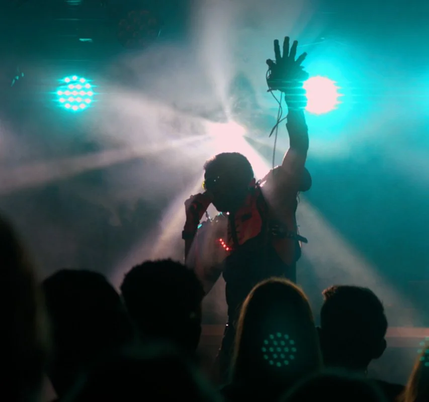 singer performing