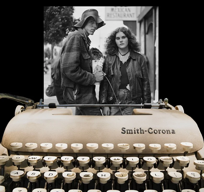photo in typewriter