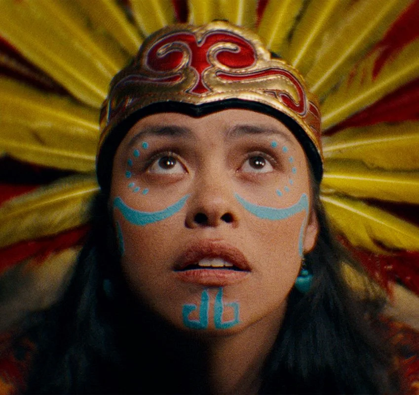 woman in headdress