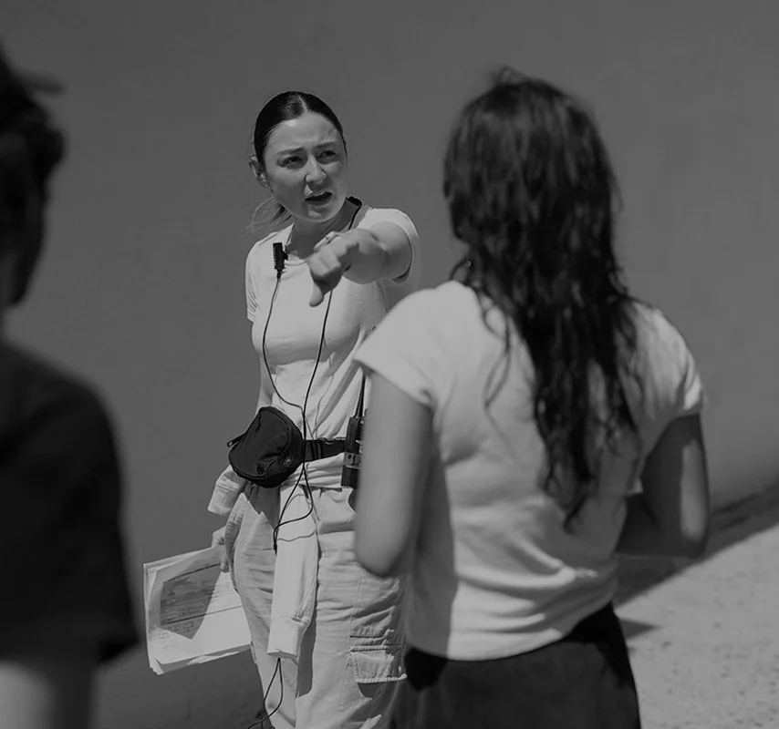 director giving instruction