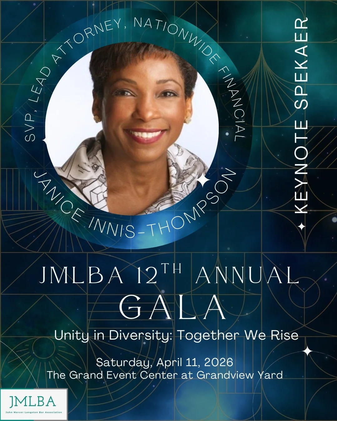 The 12th Annual JMLBA Gala is less than one month away and we are excited to announce our Legacy Award Recipient and Keynote Speaker. This year, we are paying homage to the legacy of service and celebrate the trailblazing accomplishments of the Honor