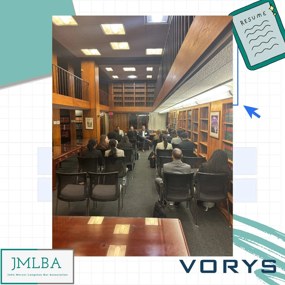 Last week, JMLBA teamed up with Vorys to host a Mock Interview and Resume Workshop for diverse first-year law students from Moritz College of Law and Capital Law School. This event allowed students to interact with lawyers, refine their resumes, and 