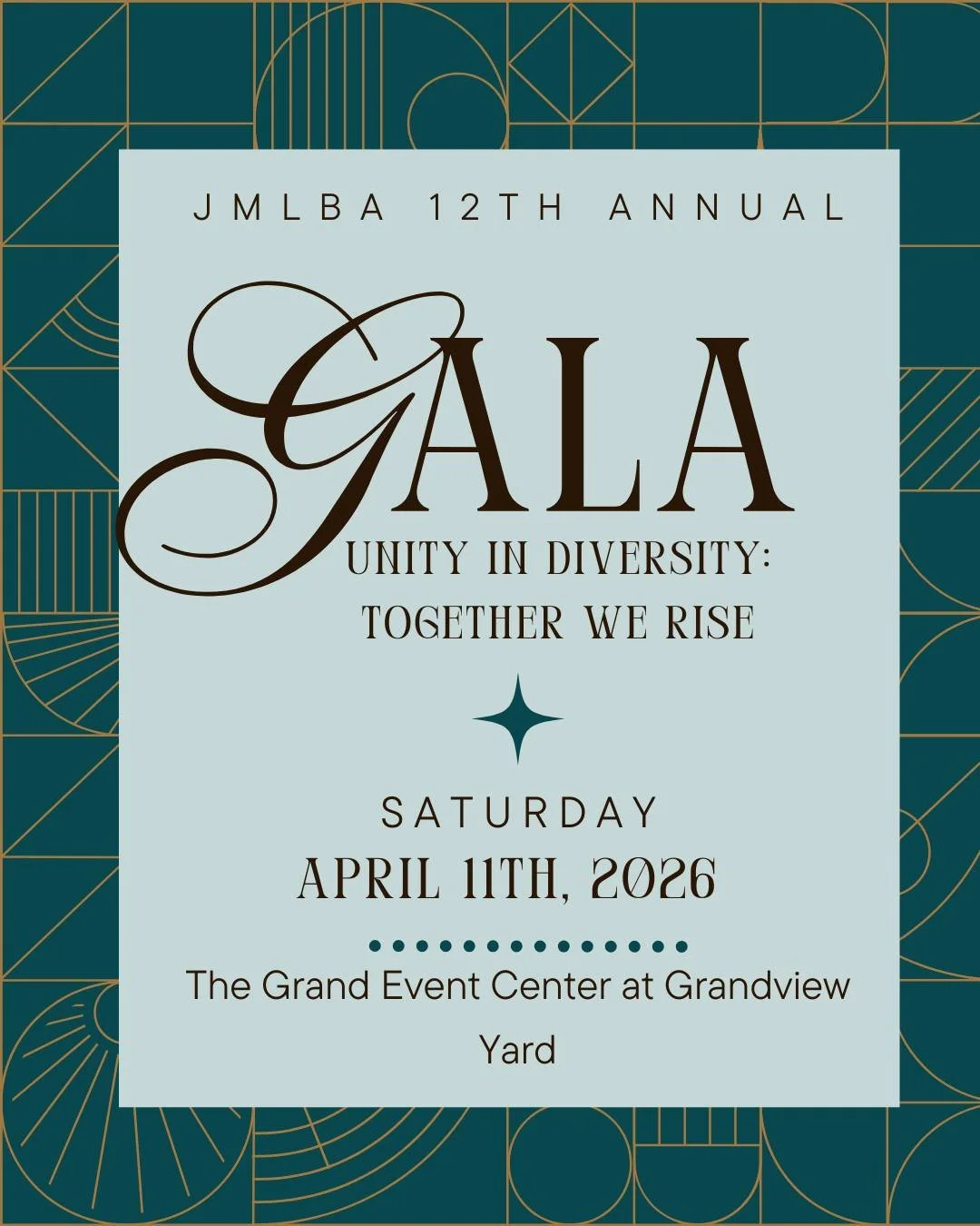 We are only 2 weeks away from the 12th Annual JMLBA Gala! This is a must-attend event, a standout in the Columbus Black legal community. Don't forget to grab your tickets through the link in our bio!