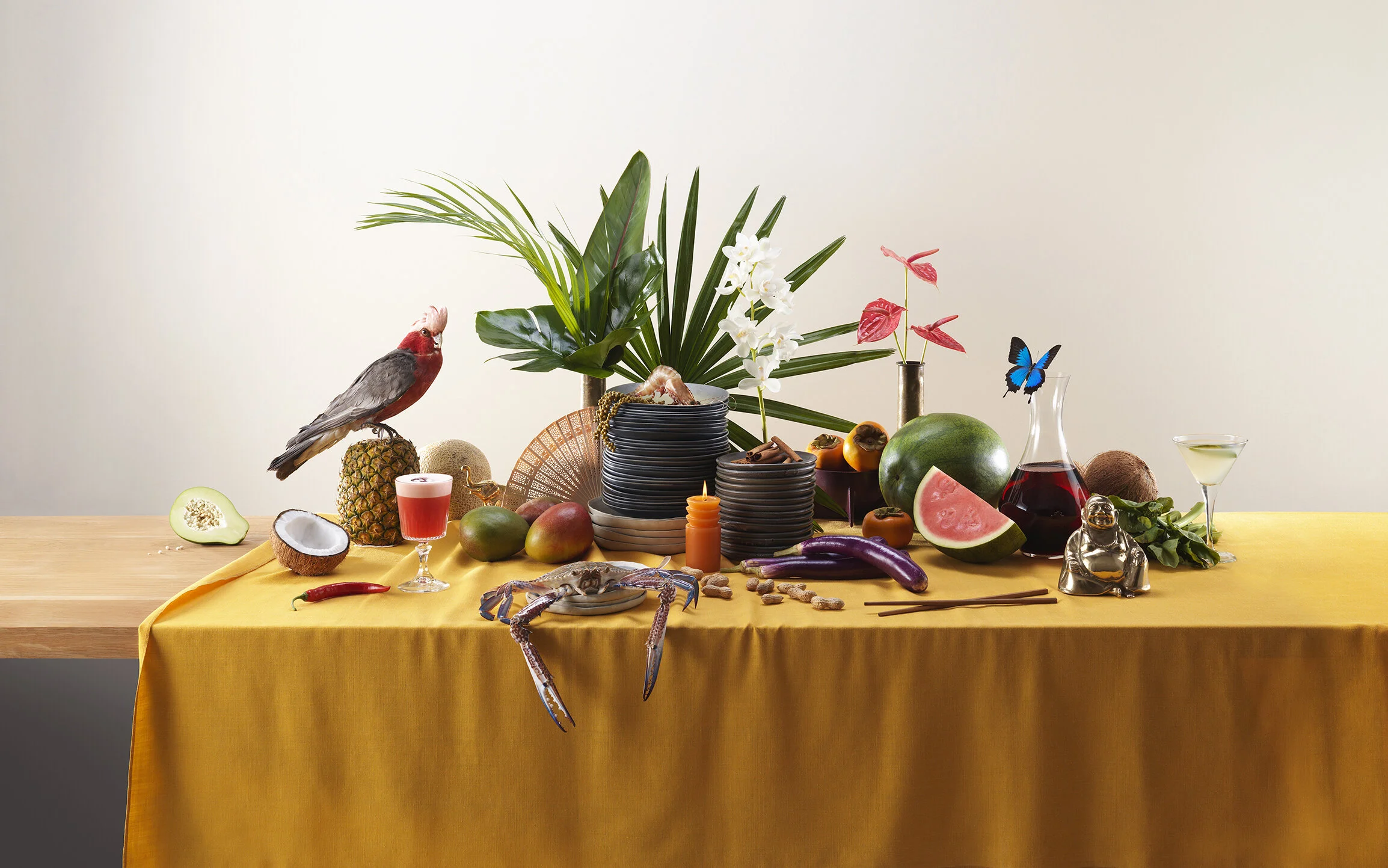 Client—  Saan restaurant  Commissioned by—  The Collective Force  Art Director—  Tim Donaldson, Seachange Studio  Photography—  Toaki Okano