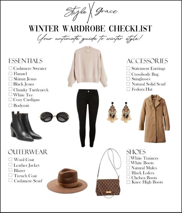 Winter Wardrobe Check List — StyleXGrace