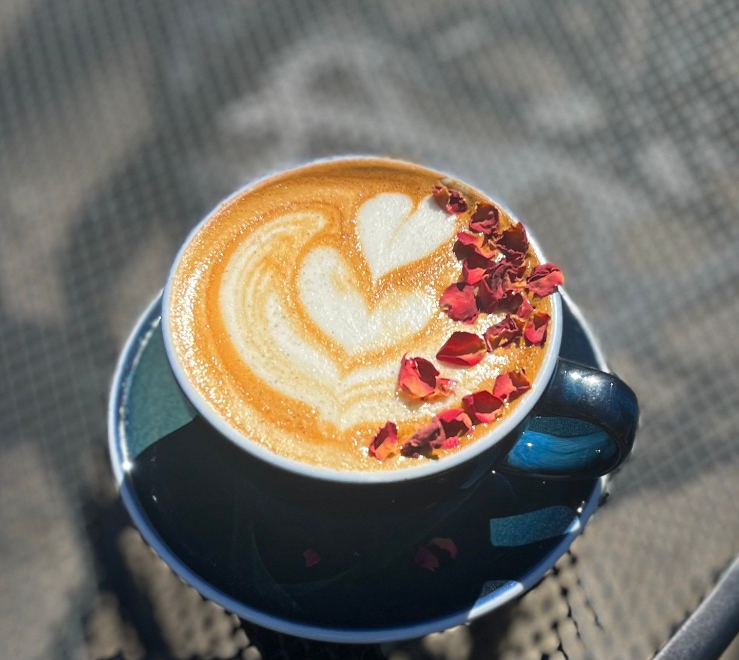 New Spring Menu drink: Blossom latte! Get into the spring weather with our newest espresso latte sweetened with house-made rose syrup and a dash of cardamom🌹