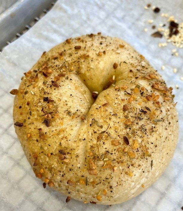 @mogi_bagel will be back for another pop-up on Thursday, April 18th at 5pm - soldout. Swing for happy hour and grab some bagels for the weekend. 

Photo: Savory Herbs - April Bagel Special.