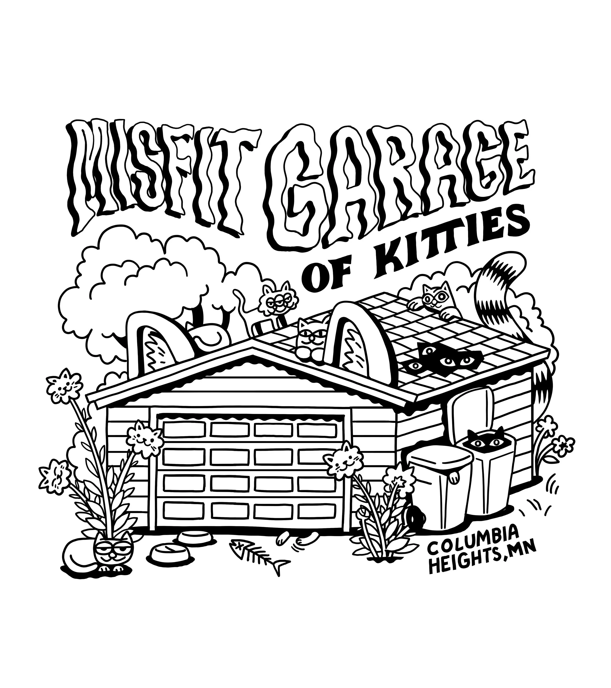 Misfit Garage Kitty Shirt