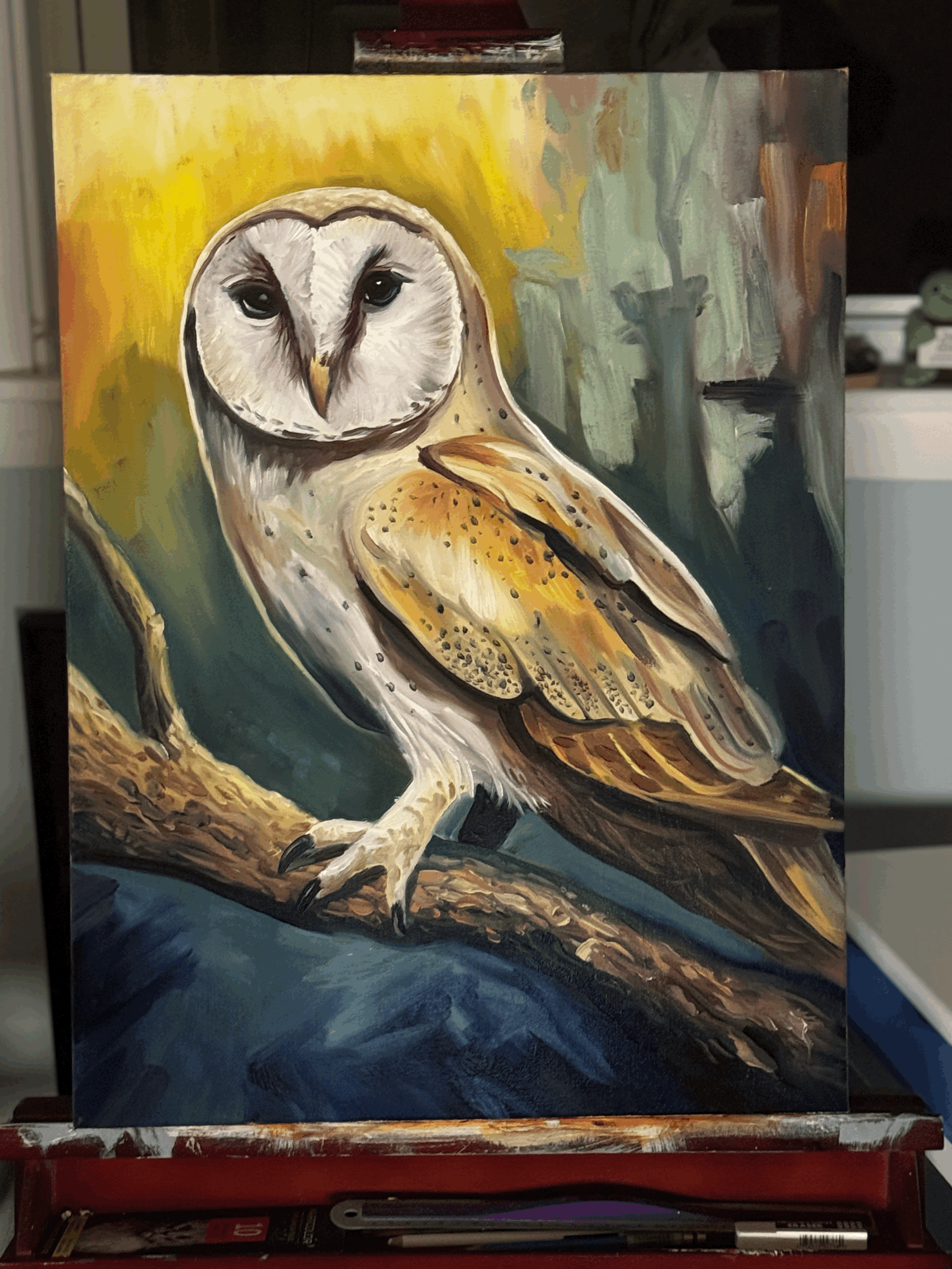Owl On Branch - FOR SALE