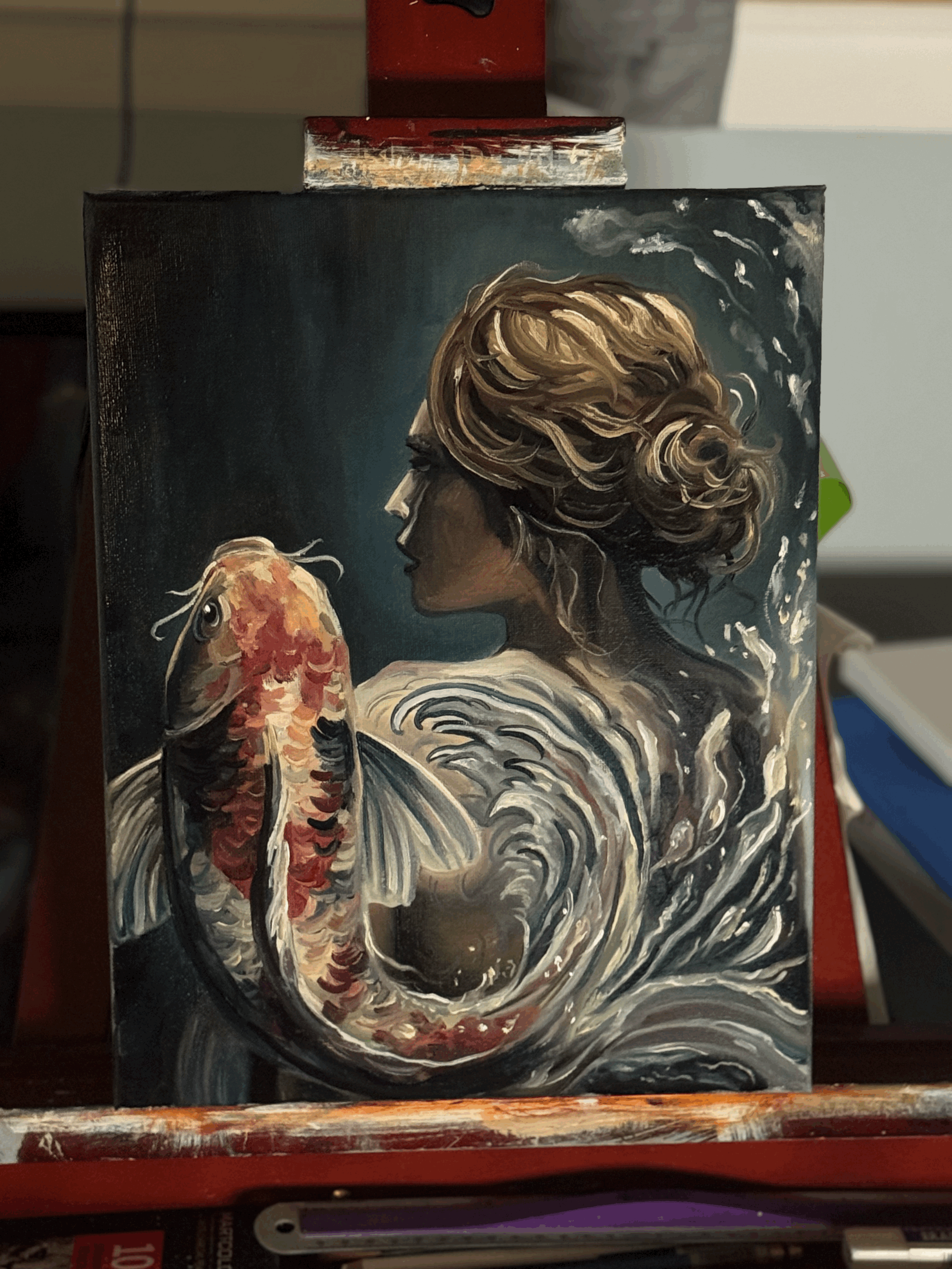 The Women and The Koi - FOR SALE