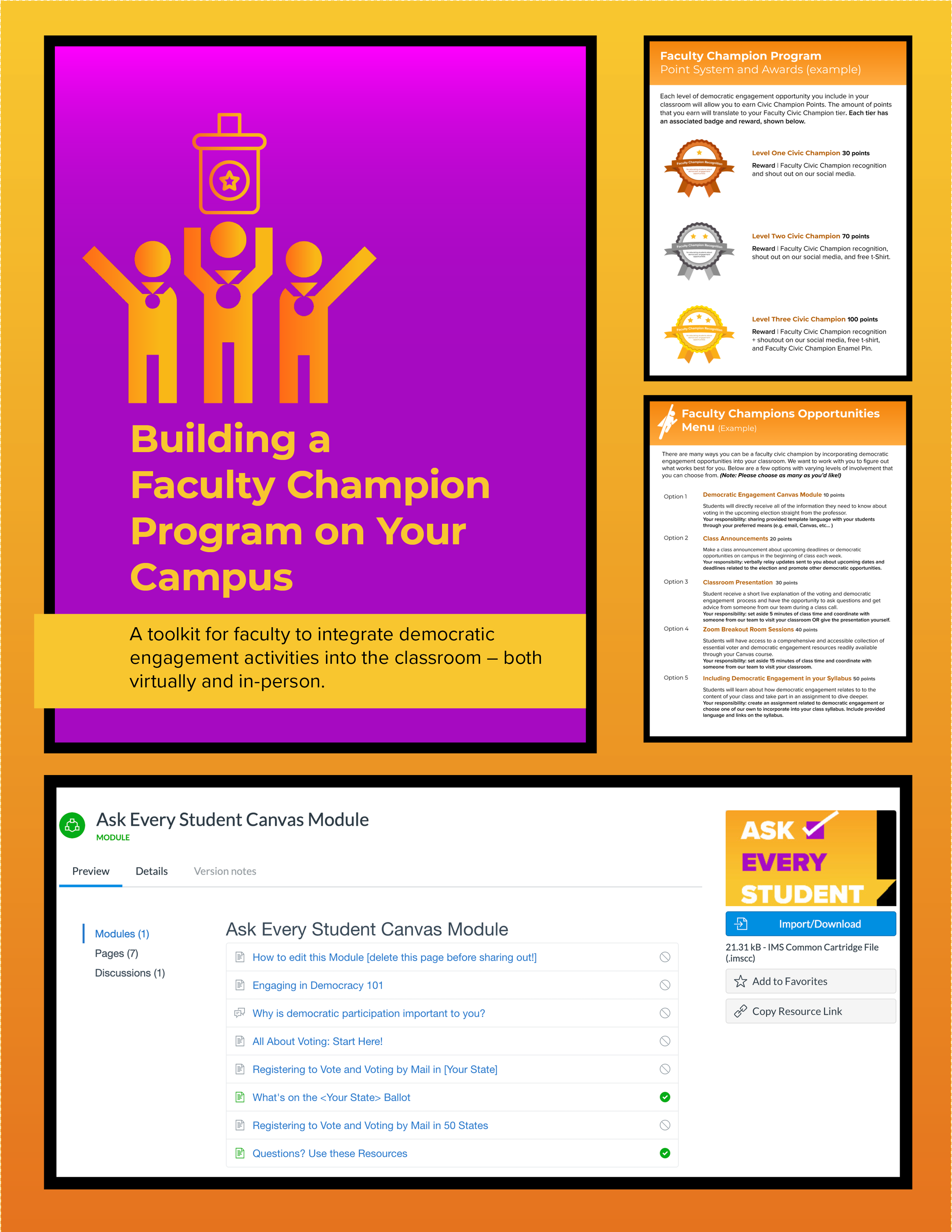 Faculty and Classroom Integration Tools