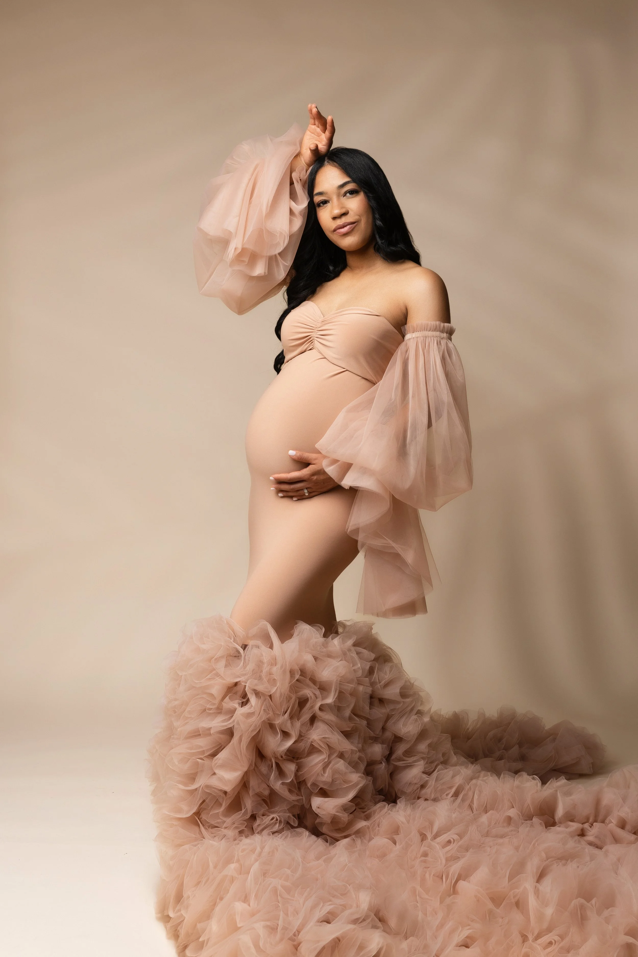 Maternity Session at Denville photography studio