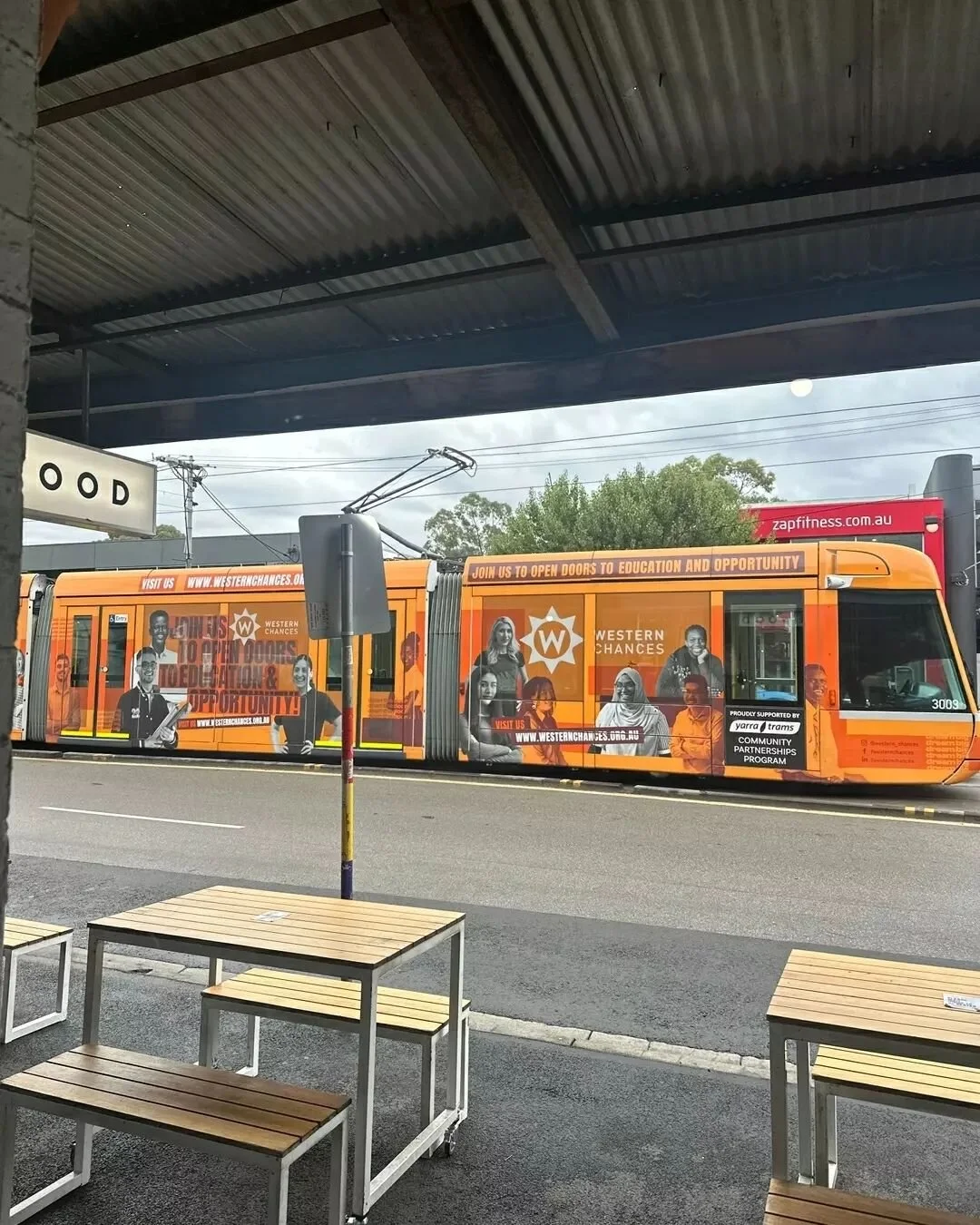 The Western Chances tram is nearing the end of the line, having been on the tracks for almost 100 days!&nbsp;🚋 

Thank you to everyone who hopped on board our 'Opening Doors' campaign and shared photos of our tram. You can have a final chance to see