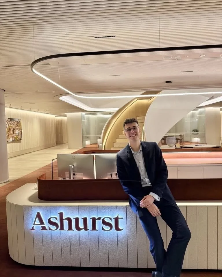 Congratulations to Western Chances recipient Marko who recently secured a highly competitive Clerkship offer with leading law firm Ashurst! 🎉

Following his Winter 2025 internship with the firm, Marko has now achieved this exciting milestone in his 