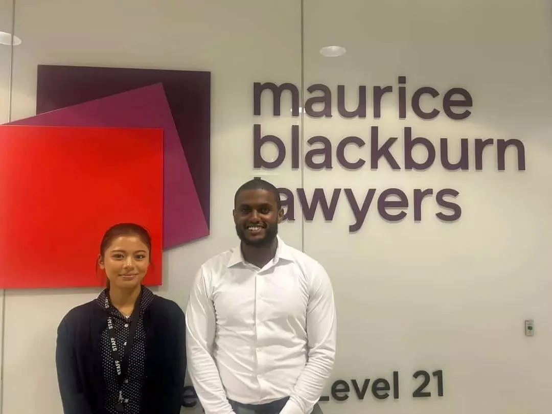 Meet Wana and Mohammed who completed their internships at @mauriceblackburnlawyers this Summer!🌟 

Highly motivated, ambitious and driven to make an impact, they are just two of many Western Chances recipients gaining paid industry experience with l