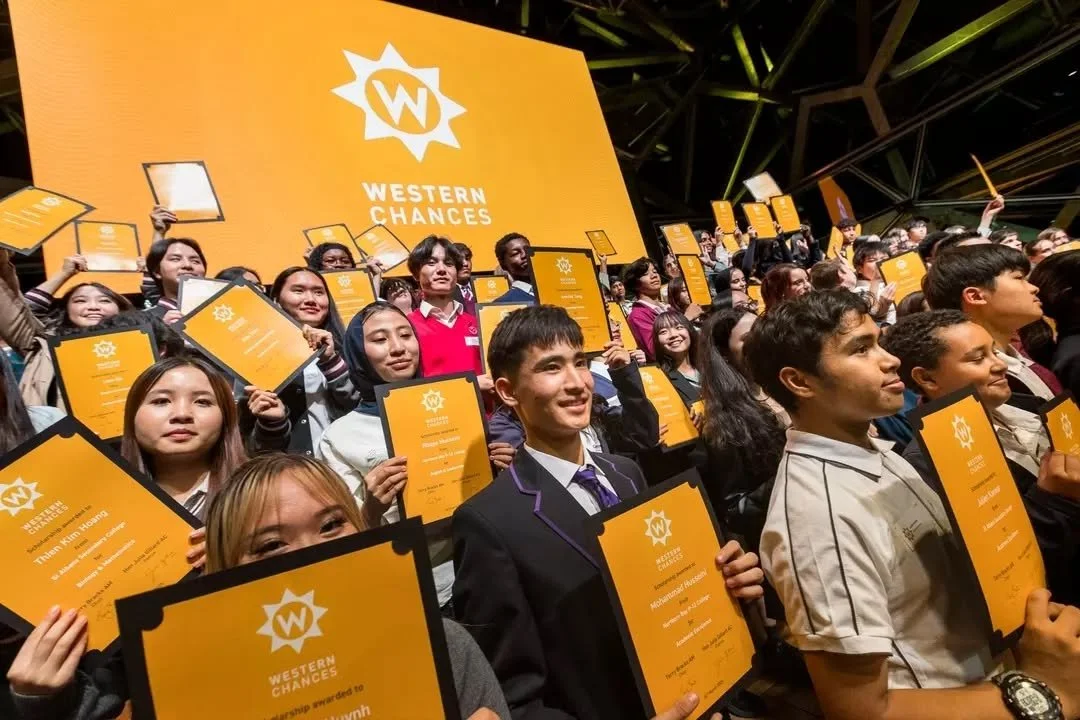 The Western Chances Scholarship Award Ceremony returns for 2026! 

We&rsquo;re just one week away from the 2026 SAC and are eager to welcome our newest scholarship recipients into the Western Chances family 🫶. 

👀 Keep your eyes peeled for ceremony