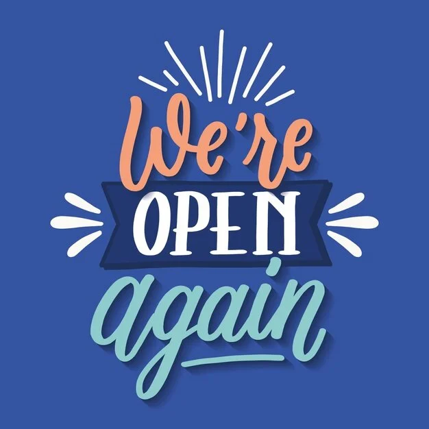 We are open for business as of June 2021!