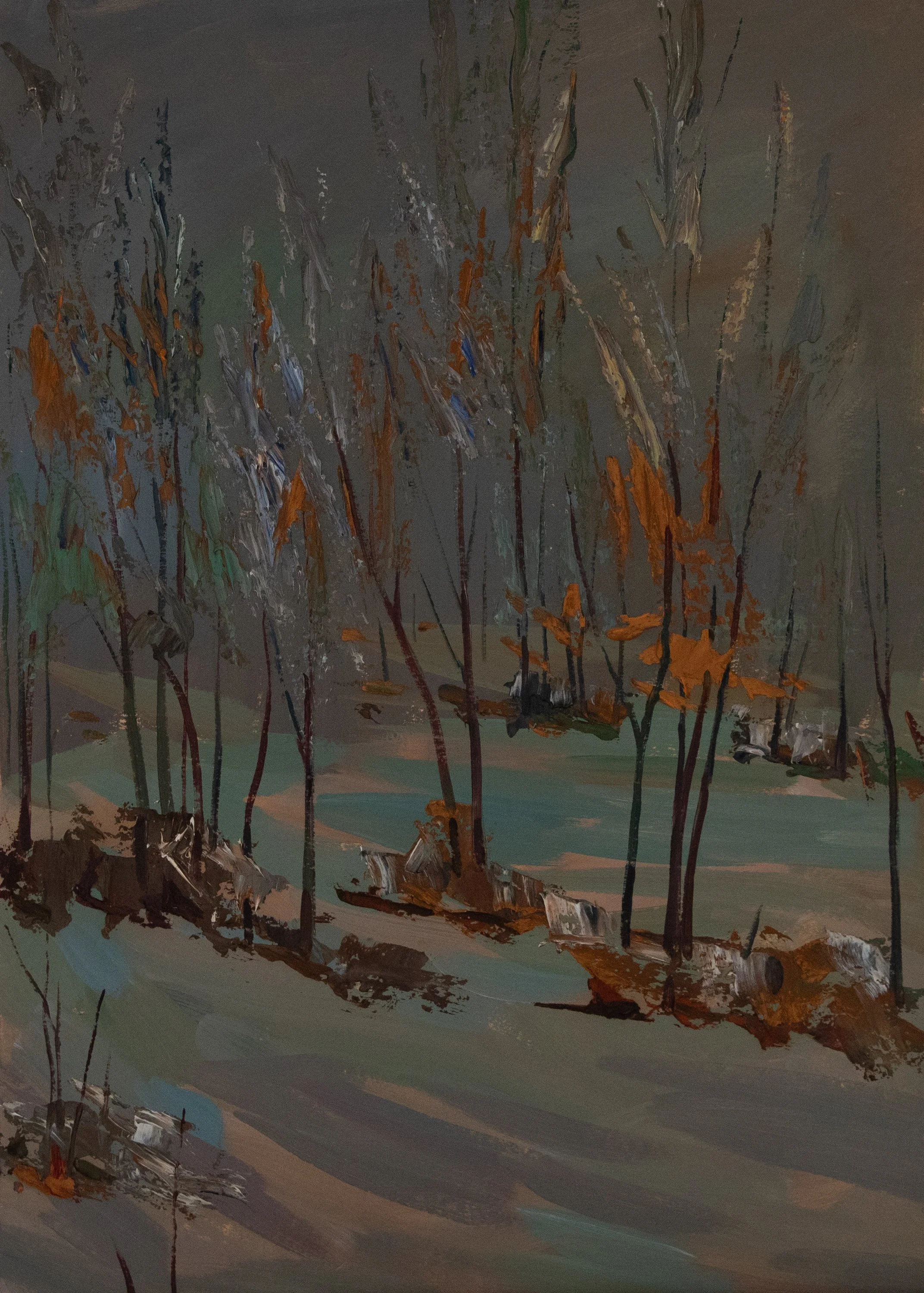 Nikolai Reznik | Study No. 26 | 1971 | Oil on Cardboard