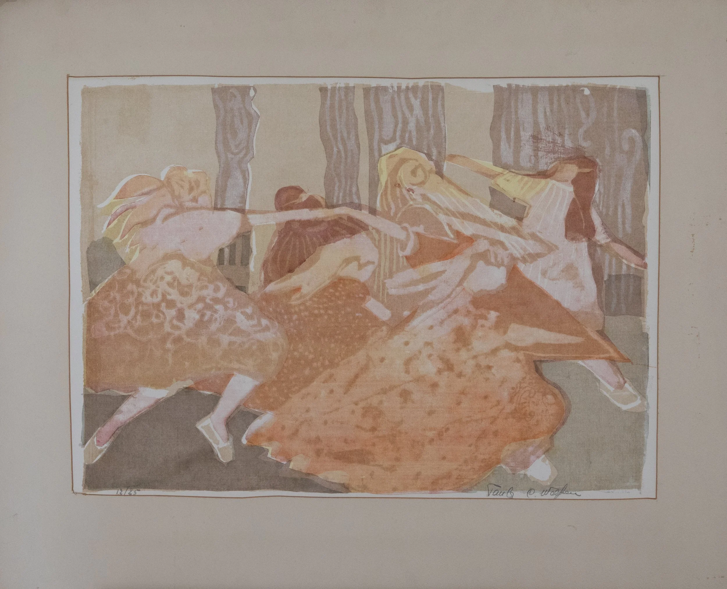 Paula Canale Wolfson | Ballet | Original Serigraph